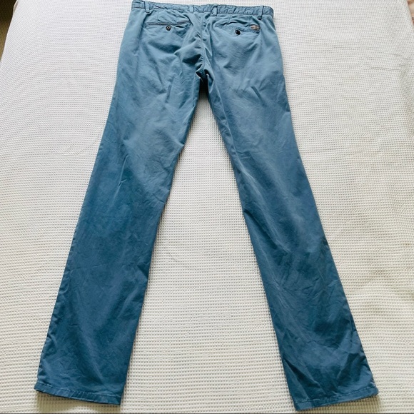 ZARA MAN Blue Chinos Pants Size 34 Smart Casual Office Work Corporate Event - Picture 5 of 9